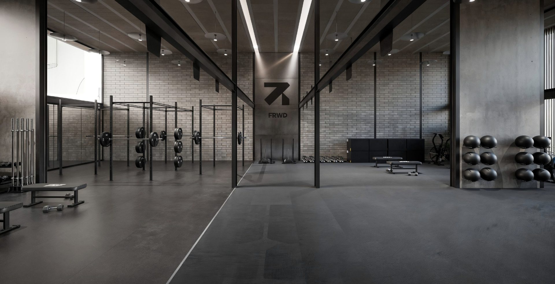 FRWD Training Floor — HYROX, PUMP, y entrenamiento funcional