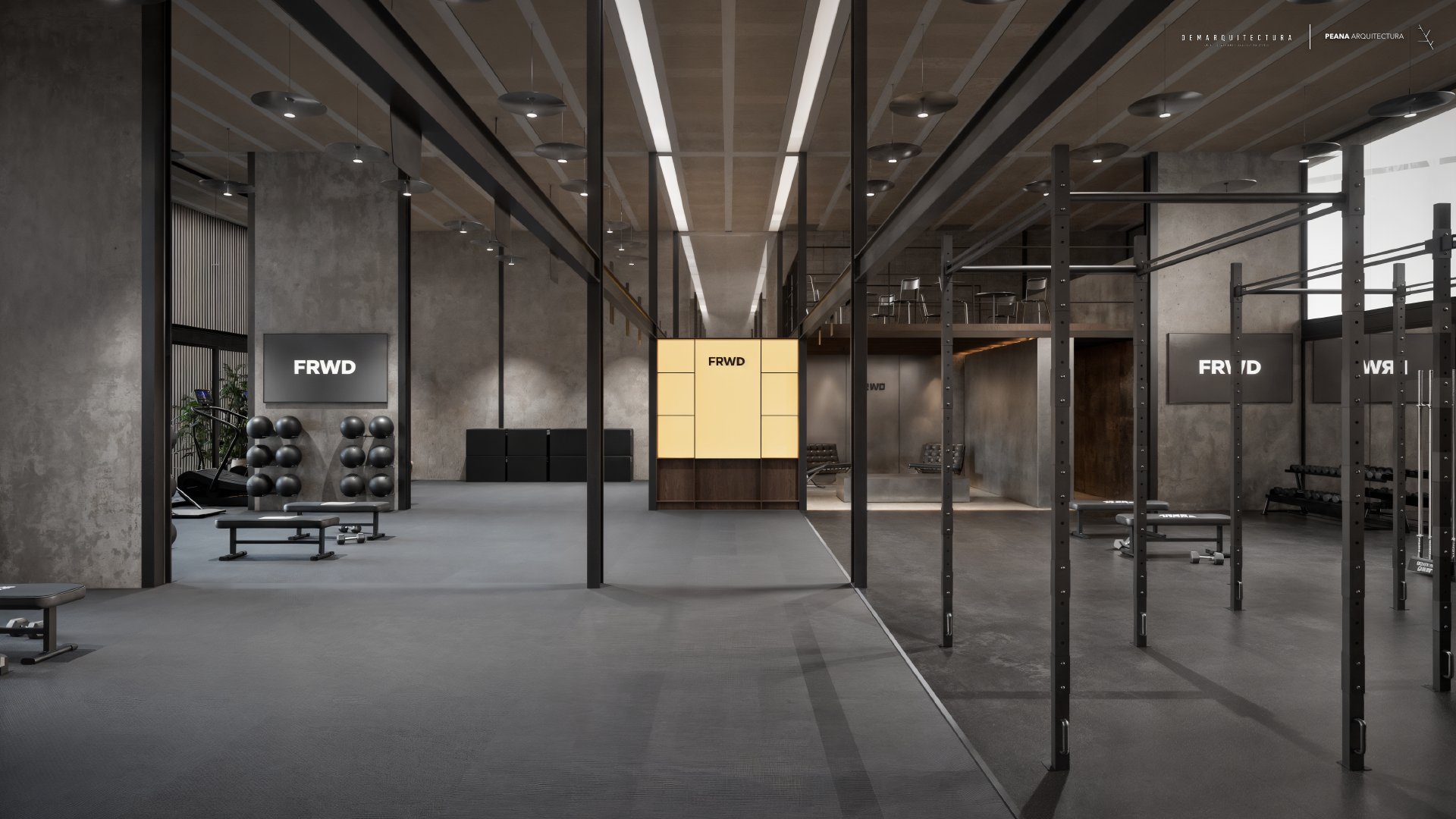 Nave principal del training floor